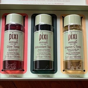 2/$25🥳 Pixi Glow, Antioxidant, and Vitamin-C Tonics in “Taster Trio”